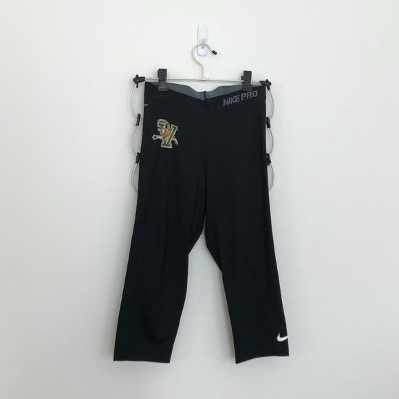 Nike Pants - Vermont Catamounts Nike Pro Dri-Fit Cropped Leggings